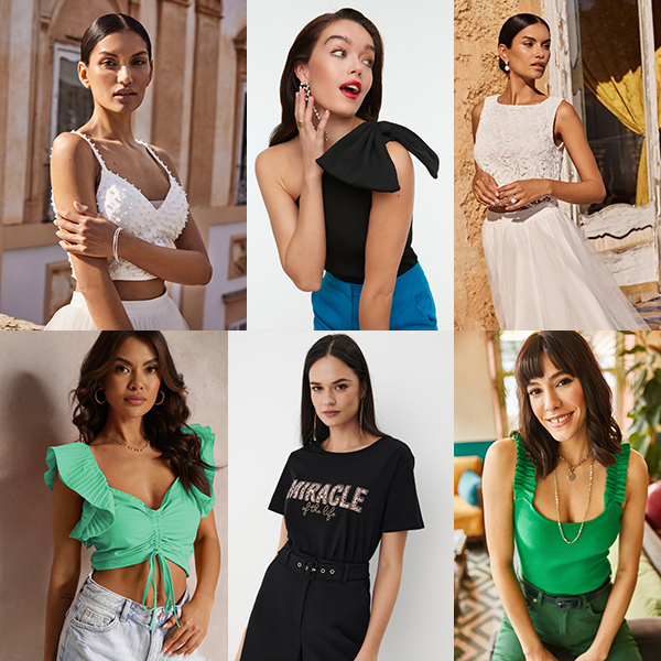 Modele de Tricouri si Topuri de Dama pentru Vara Online