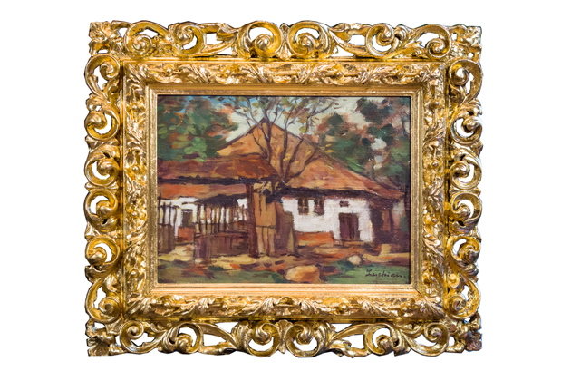 Piesa de rezistenta a Licitatiei AraArt nr. 25: lucrarea Casa din Brebu, semnata Stefan Luchian