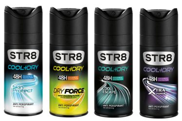 Vara aceasta, STR8 ramane alaturi de barbatii puternici: antiperspirantele spray cu protectie Cool + Dry