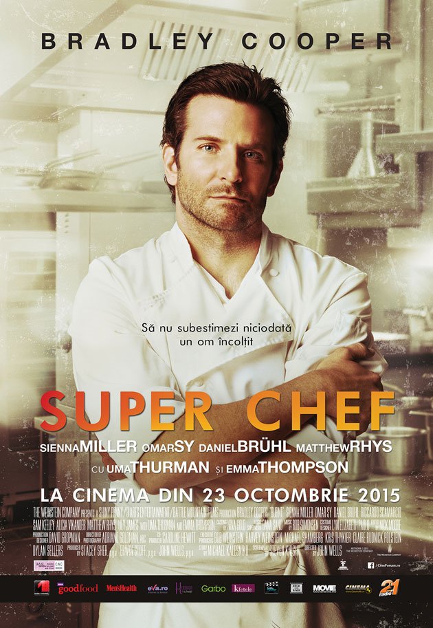 In filmul - Burnt: Super Chef - nu iese niciodata fum fara foc