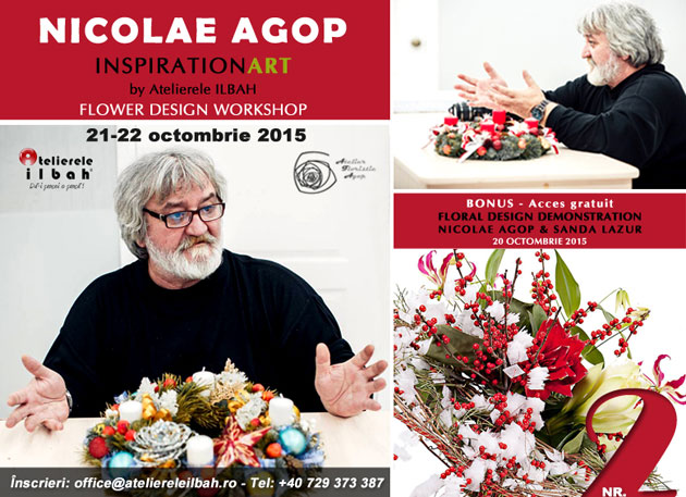 Celebrul florist Nicolae Agop pentru 3 zile in Romania!