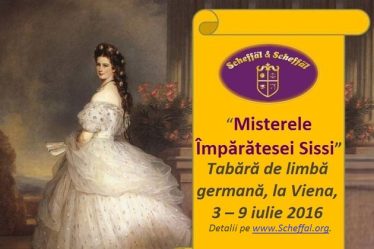 Scheffäl & Scheffäl va dezlega "Misterele Imparatesei Sissi" la tabara de limba germana din iulie 2016, de la Viena