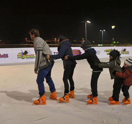 S-a deschis patinoarul din Ploiesti Shopping City