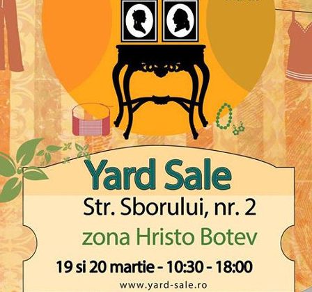 Yard Sale 19 & 20 Martie 2016