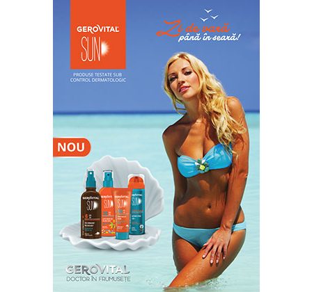Gerovital SUN, noile produse de la Farmec pentru o vara fara griji