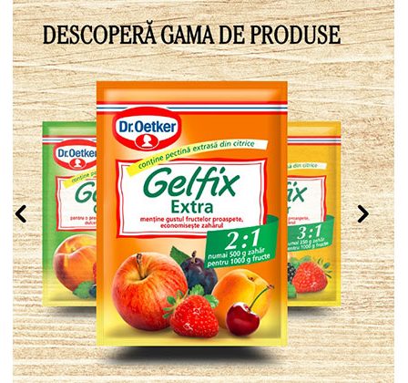 Dr.Oetker lanseaza campania "Provocarea lui Horia" pentru gama Gelfix
