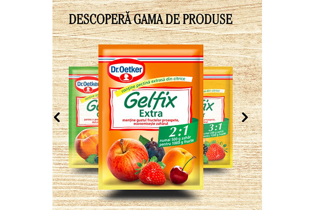 Dr.Oetker lanseaza campania "Provocarea lui Horia" pentru gama Gelfix