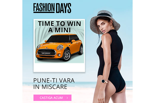 Fashion Days ofera un Mini in campania "Time to Win"