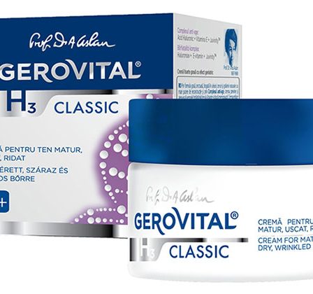 Gama Gerovital H3 Classic se extinde cu o noua crema pentru femeile 55+