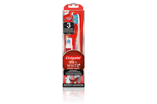 Colgate lanseaza prima periuta de dinti Expert White