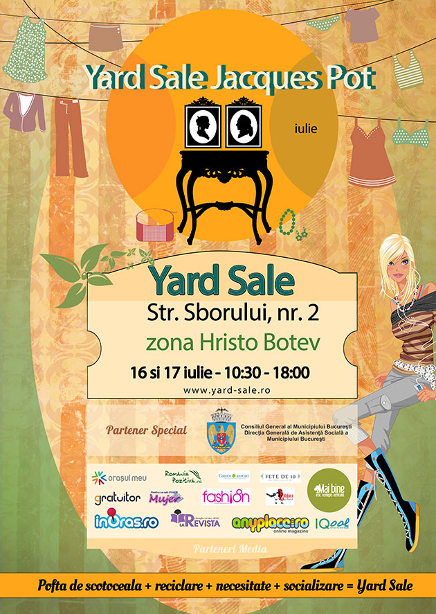 Yard Sale de Iulie la Jacques Pot Yard Sale de Iulie la Jacques Pot