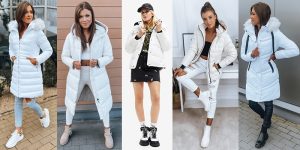 Modele de Geci Albe de Dama pentru Iarna Online