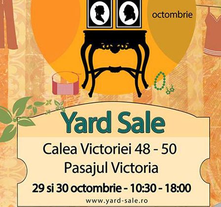 Yard Sale la Centru - 29-30 Octombrie 2016