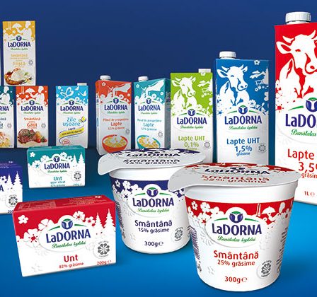 LaDORNA, brandul nr. 1 in calitatea laptelui din Romania, se relanseaza cu o noua identitate vizuala pentru toate gamele de produse lactate