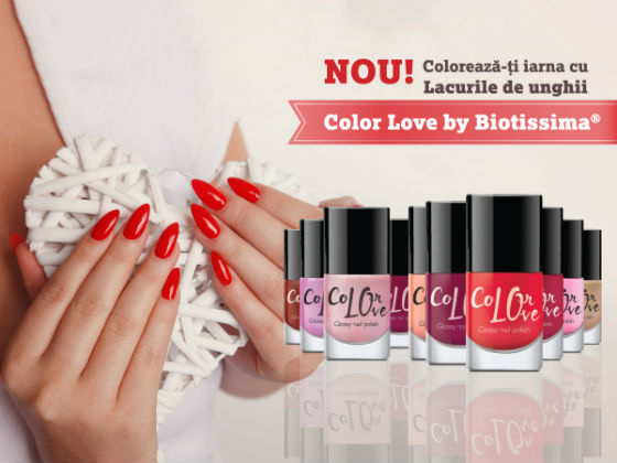 Life Care lanseaza Color Love by Biotissima, prima gama de lacuri de unghii din portofoliu