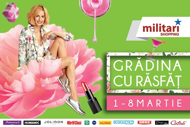 Concurs: Castiga o zi de rasfat in "Gradina cu rasfat" din Militari Shopping