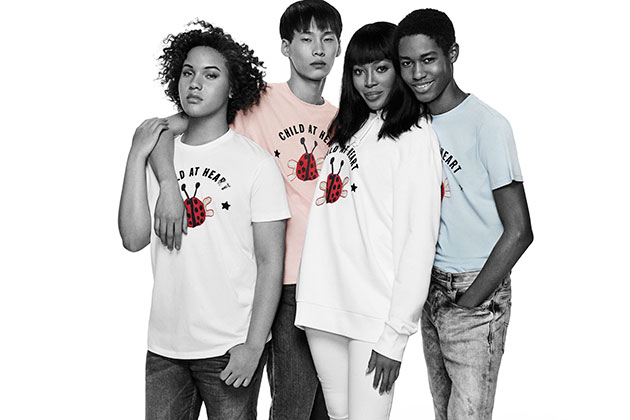 Diesel se asociaza cu supermodelul Naomi Campbell si organizatia Fashion For Relief pentru a crea CHILD AT HEART, o colectie dedicata bunastarii copiilor din intreaga lume