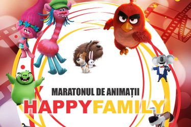 Maraton de animatii Happy Family - gratuit pentru copiii cu varsta sub 12 ani