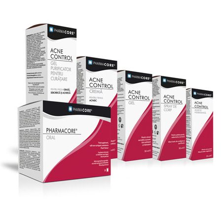 Alege sa stai in lumina cu PharmaCore Acne Control