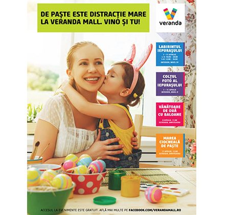 De Paste, intreaga familie se bucura de surprize la Veranda Mall