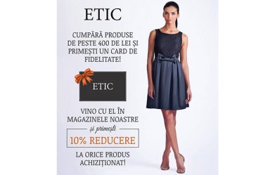 ETIC lanseaza primul card de fidelitate pentru clientele brandului
