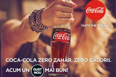 Noul Coca-Cola Zero Zahar. Zero Calorii: un gust mai bun, aceeasi senzatie inconfundabila Coca-Cola