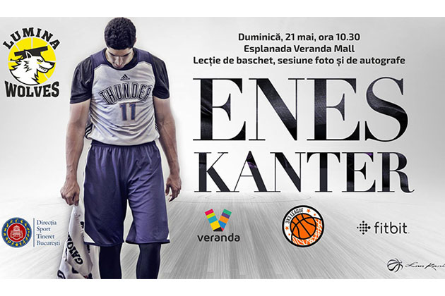 Renumitul baschetbalist turc din NBA, Enes Kanter, vine duminica aceasta la Veranda 3x3 League powered by Fitbit