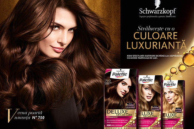 Transforma culoarea parului intr-un accesoriu de lux cu noua gama Palette Deluxe Oil Care Color
