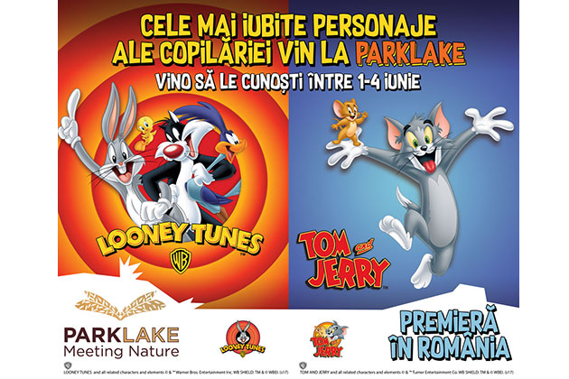 Tom si Jerry, Tweety, Sylvester, Bugs Bunny si prietenii sai vin pentru prima data in Romania, la ParkLake