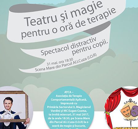 Teatru si magie, pentru o ora de terapie! - Spectacol superdistractiv pentru copii, in parcul I.O.R.
