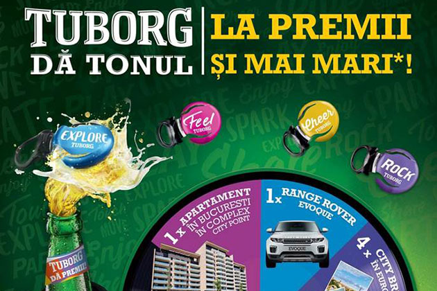 Tuborg a lansat campania nationala Tuborg da tonul la premii si mai mari