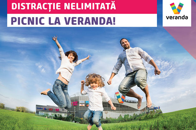 Veranda Mall organizeaza cel mai distractiv picnic al verii, pe 24 si 25 iunie
