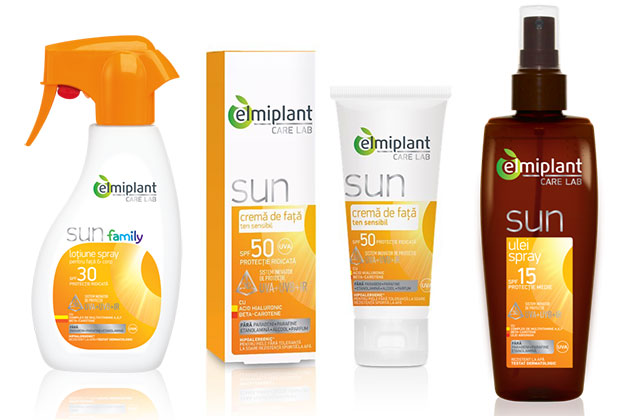elmiplant Care Lab SUN. Gama de solare disponibile exclusiv in farmacii