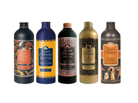 Energia citricelor din cremele de dus si baie Tesori d'Oriente