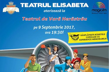 Teatrul Elisabeta va asteapta la comedia de succes international, "Boeing Boeing", sambata, 9 septembrie, ora 19:30 la Gradina de Vara Herastrau