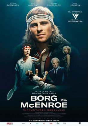 "Borg vs. McEnroe: Infruntarea secolului" se joaca din 29 septembrie 2017, la cinema