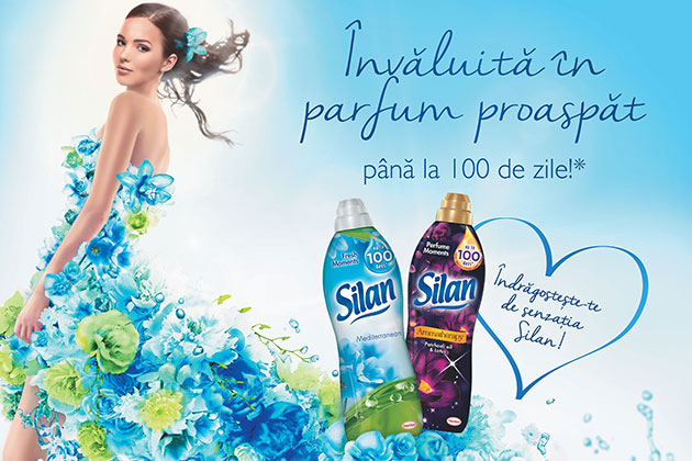 Momente parfumate si pline de prospetime pana la 100 de zile* de la Silan