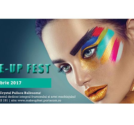 SAVE THE DATE: MAKE-UP FEST - 4 si 5 Noiembrie 2017 - Crystal Palace Ballrooms, Bucuresti