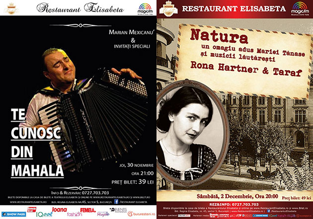 De 1 Decembrie petrece prin ras la Restaurant Elisabeta