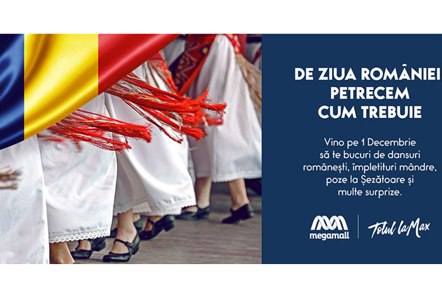Mega Mall sarbatoreste Ziua Nationala a Romaniei in stil traditional