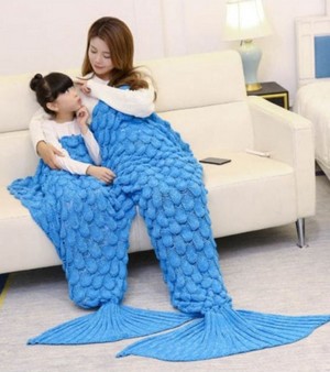 Modele de Paturi tricotate Coada de Sirena Online