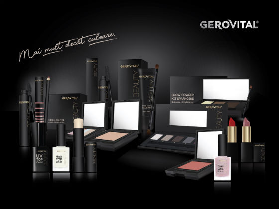 Farmec incepe 2018 cu o premiera: lansarea gamei de cosmetica decorativa Gerovital Beauty