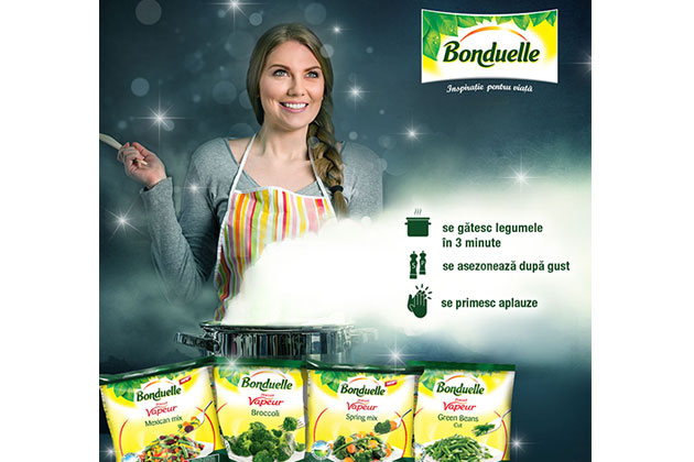 Pune magie in farfurie, cu legumele Bonduelle pregatite la abur