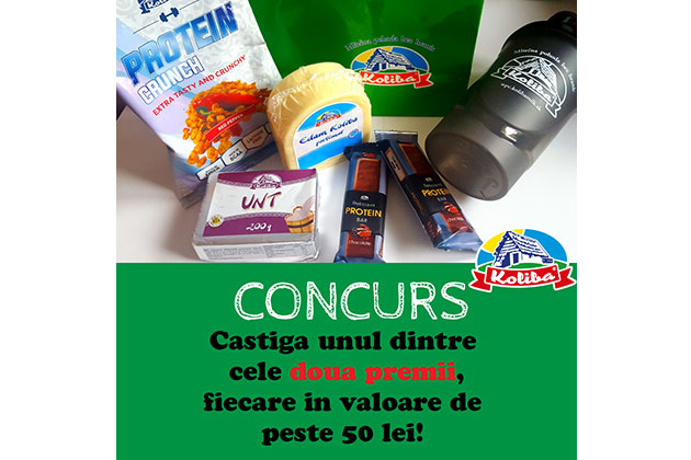 Castiga unul dintre cele doua premii, fiecare in valoare de peste 50 lei de la Koliba