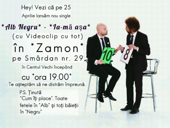 Andrei si Kamara de la Alb Negru lanseaza primul clip dupa aproape 2 ani de "liniste"!