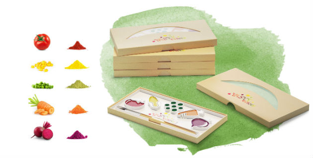 Tasty Colors - primele acuarele create 100% din legume