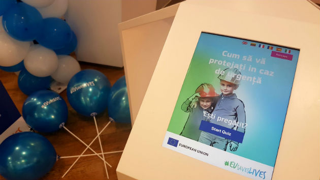 Caravana interactiva "UE salveaza vieti" vine la Plaza Romania