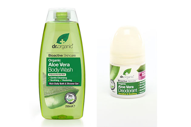 Dr. Organic Aloe Vera Body Wash si Deodorant