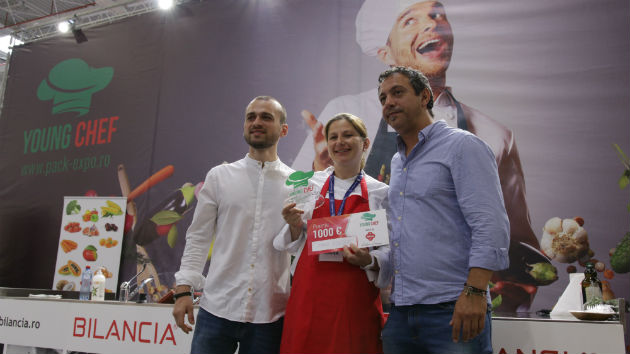 IOANA BOGDAN a castigat trofeul YOUNG CHEF si marele premiu de 1000 de euro din partea Angst