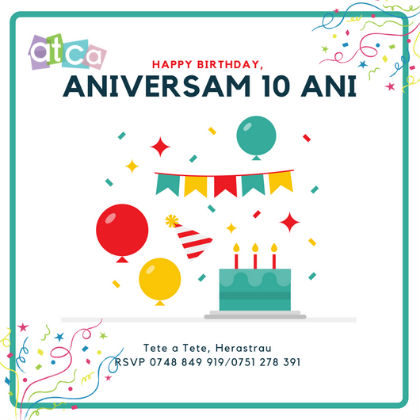 ATCA implineste 10 ani si isi doneaza ziua de nastere! Te invitam la petrecere